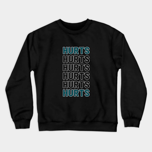 Hurts - Philadelphia Eagles Crewneck Sweatshirt by cheesefries